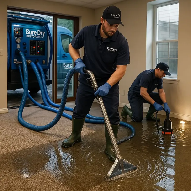 Water Extraction and Removal process in Princeton, TX